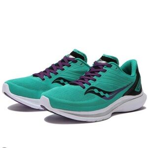 Saucony kinvara 12 Women's Running Shoes - Teal and Purple